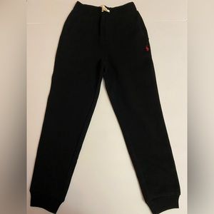 Black polo sweatpants